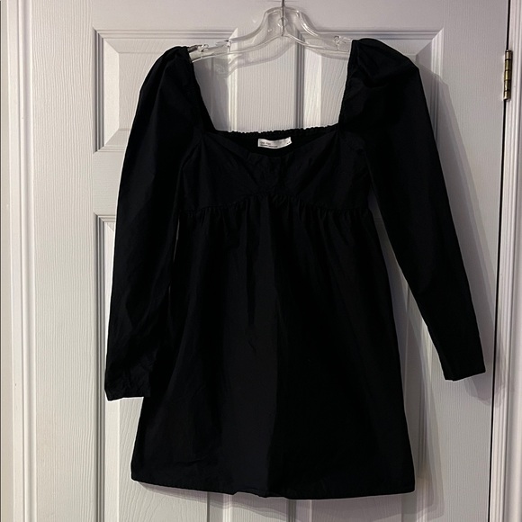 OAK + FORT Dresses & Skirts - OAK + FORT Black Mini Dress with Square Neck